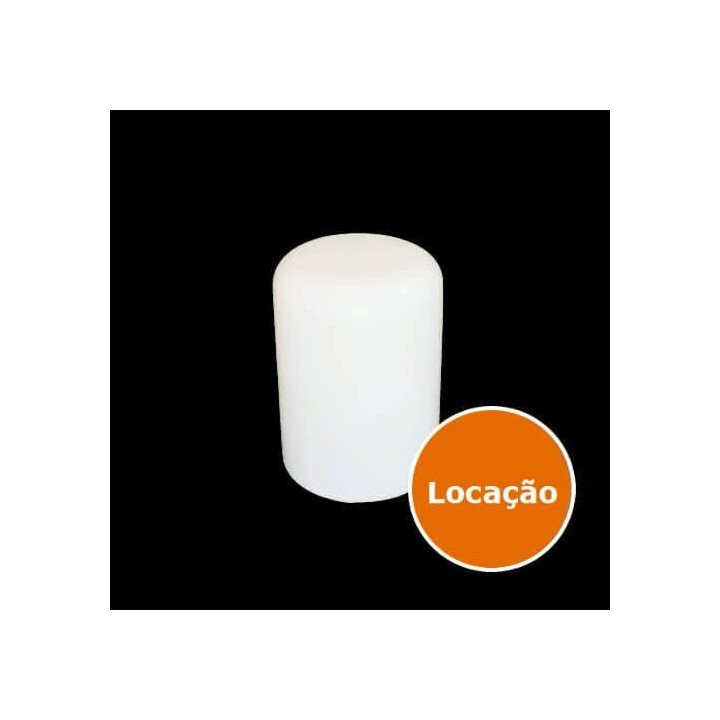 Locação de Puff Cilindro de LED 43 cm em São Paulo | Móveis Led