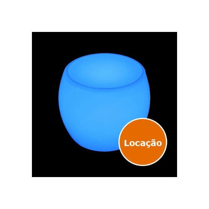 Locação de Mesa Baixa de LED Barril em SP | Móveis Led