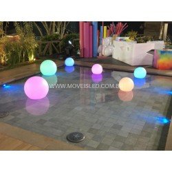 Esferas de Led de 35 cm para piscina  - Locação