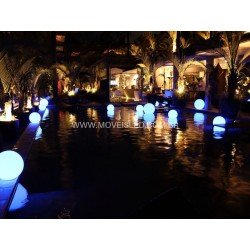 Esferas de Led de 35 cm para piscina  - Locação