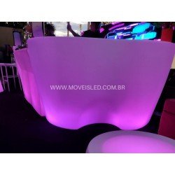 Balcão de Led - Curvo - Locação