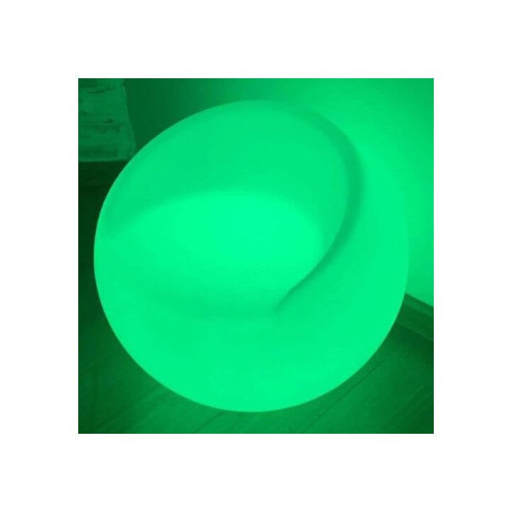 Puff Redondo de LED RGBW sem Fio | Móveis Led