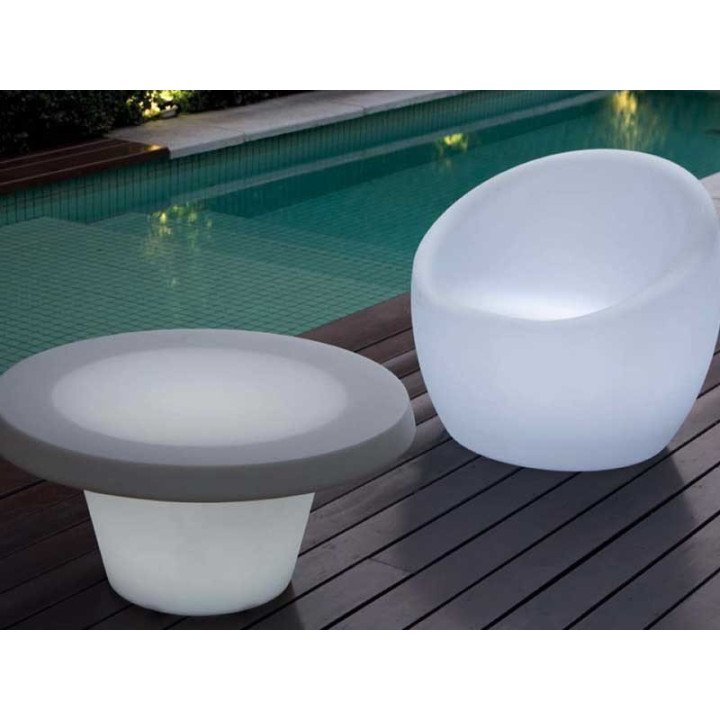 Poltrona de LED Oca RGB sem Fio Nova Geração | Móveis Led