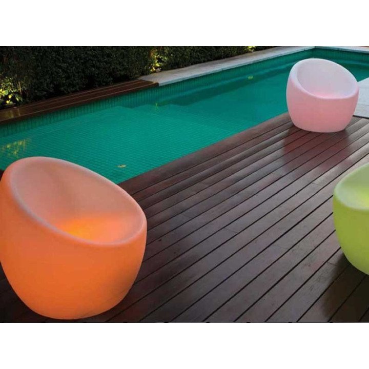 Poltrona de LED Oca RGB sem Fio Nova Geração | Móveis Led