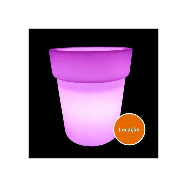 Locação de Vaso de LED Cachepot em São Paulo | Móveis Led