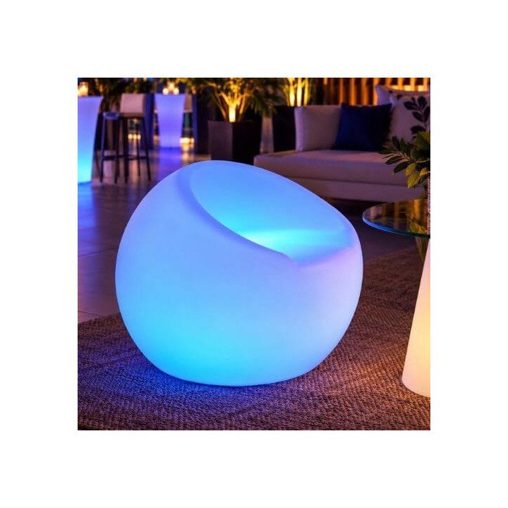 Locação de Puff de LED Redondo em São Paulo | Móveis Led