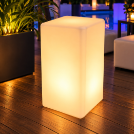 Mesa de LED Quadrada com Fio RGB em SP | Móveis Led
