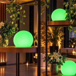 Locação de Esfera de LED 20 cm em São Paulo | Móveis Led