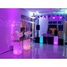 Mesa de Led quadrada - com iluminação RGB com Fio