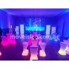 Banqueta de Led Onda - (Locação)  - Inove Seu Ambiente com Estilo e Tecnologia