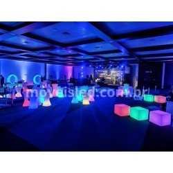 Banqueta de Led Onda - (Locação)  - Inove Seu Ambiente com Estilo e Tecnologia