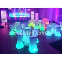 Banqueta de Led Onda - (Locação)  - Inove Seu Ambiente com Estilo e Tecnologia