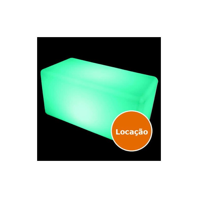 Banco Ilha de led - Locação