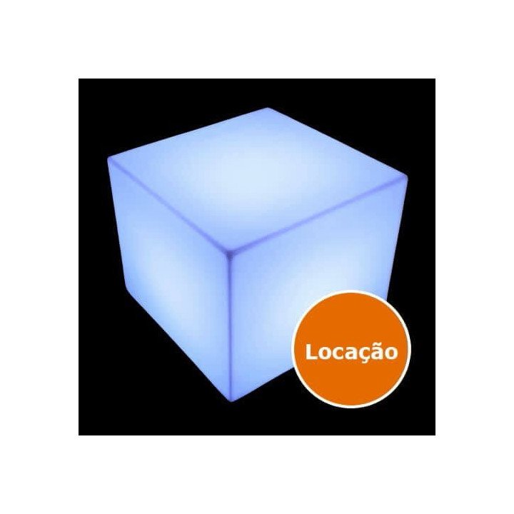 Locação de Puff Box 55 de LED em São Paulo | Móveis Led