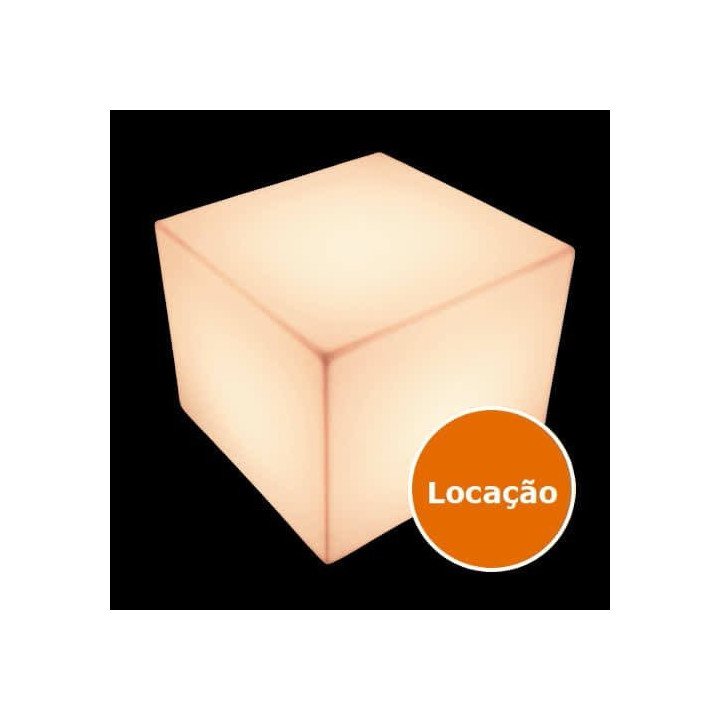 Locação de Puff Box 55 de LED em São Paulo | Móveis Led