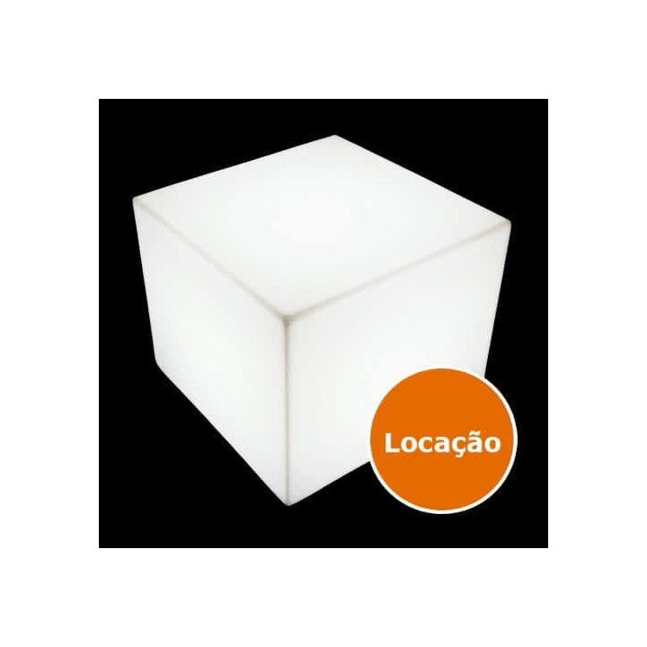 Locação de Puff Box 55 de LED em São Paulo | Móveis Led