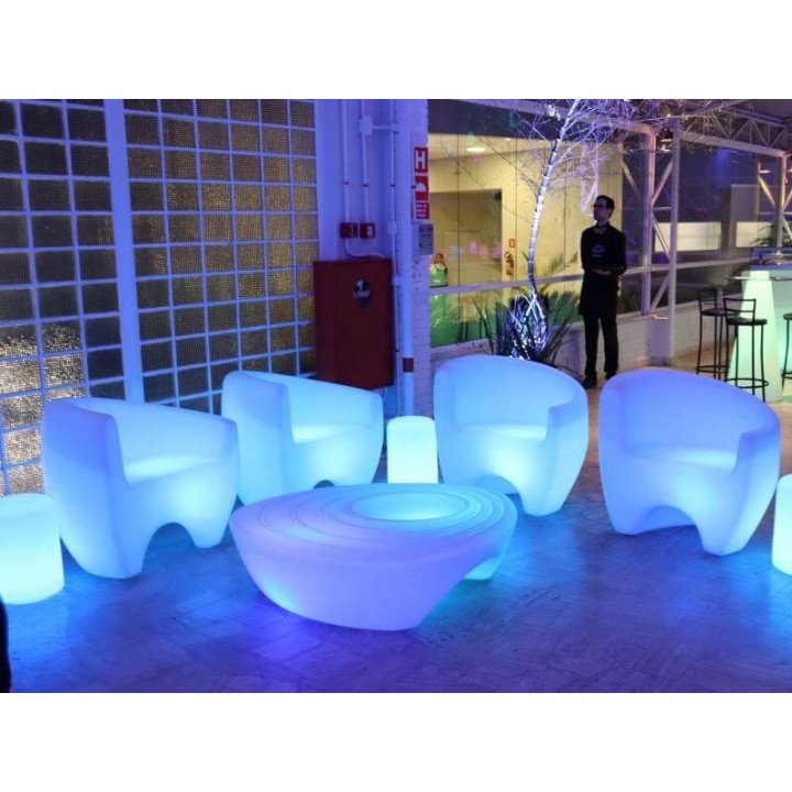 Locação de Poltrona de LED 95 cm em São Paulo | Móveis Led